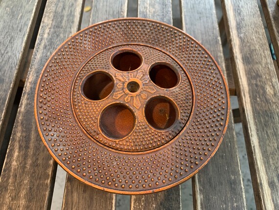 真鍮レトロ 置物 古代暖炉 手のひら炉 真鍮レトロ 置物 古代暖炉 手のひら炉