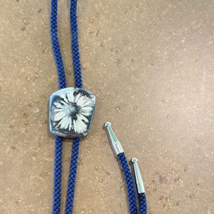 Vintage flower Bolo Tie