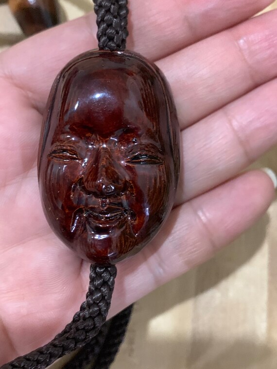 japanese oumionna mask wood Gem
