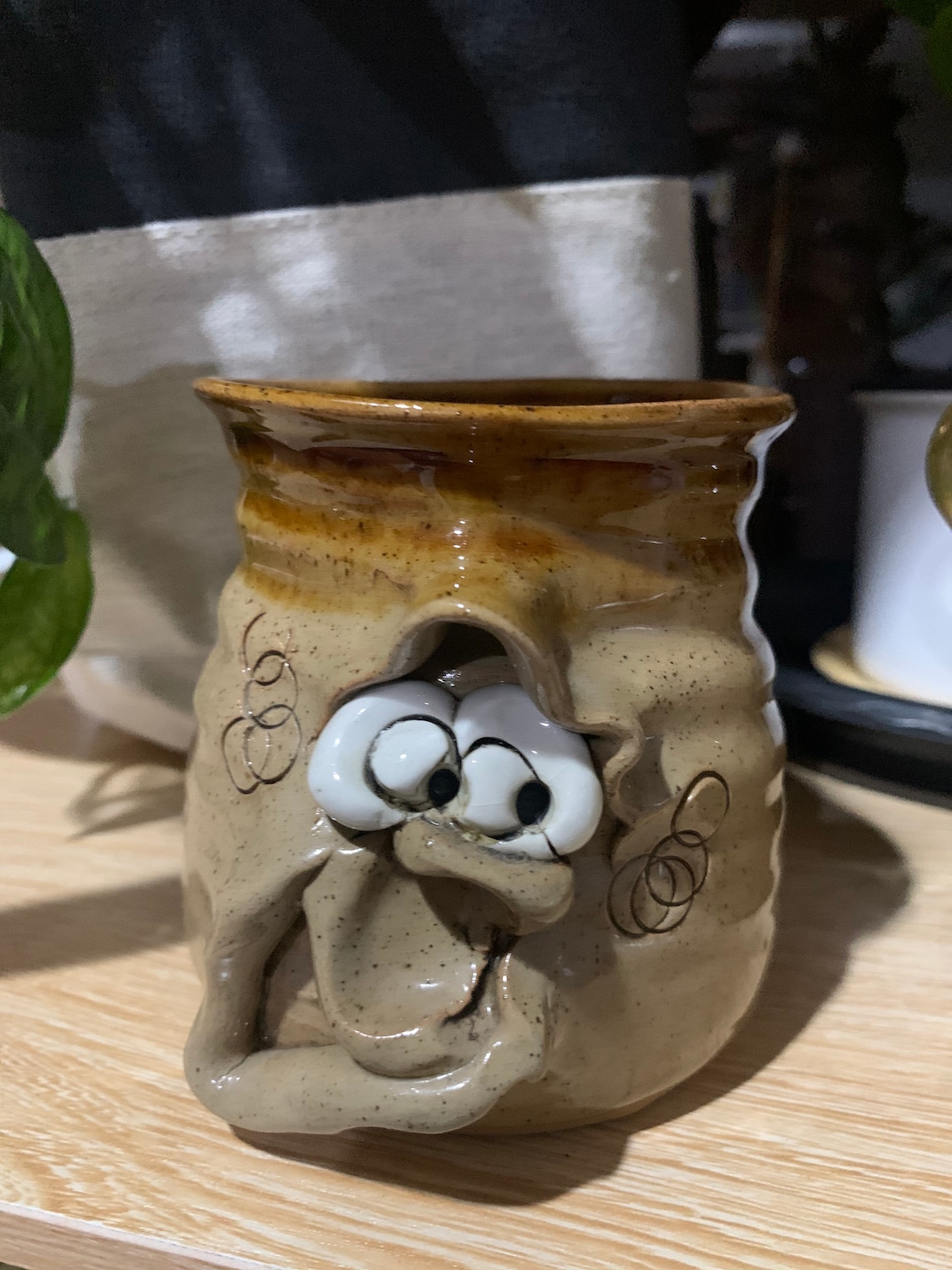 Ugly Pottery Vase and Mug Decorative Ugly Face Mug Wales Set of Two Etsy