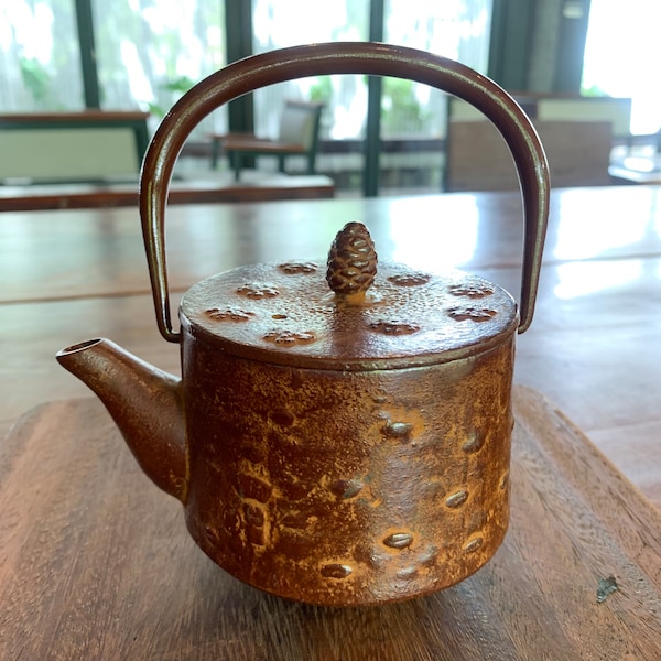 Japanese Nanbu - Tekki Cast Iron Teapot Tetsubin Tea Kettle