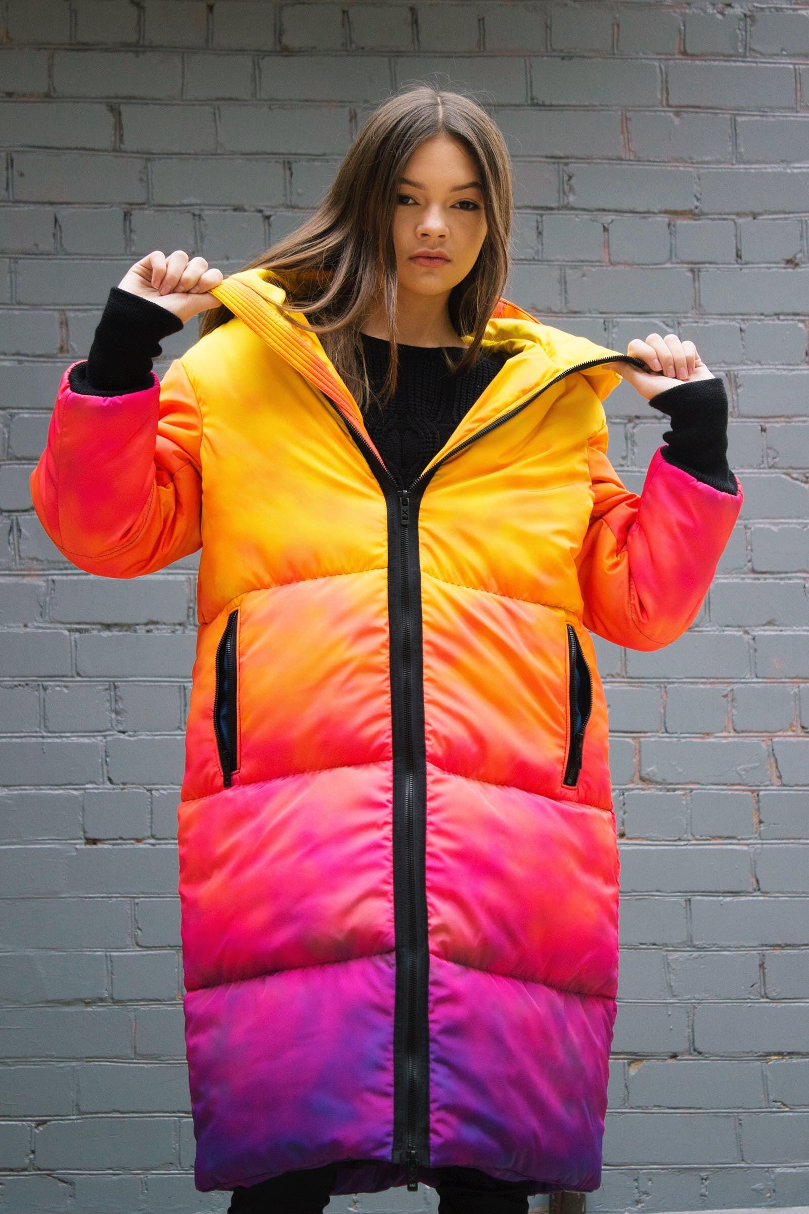 UNISEX puffer Jacket long winter oversized warm outerwear Etsy