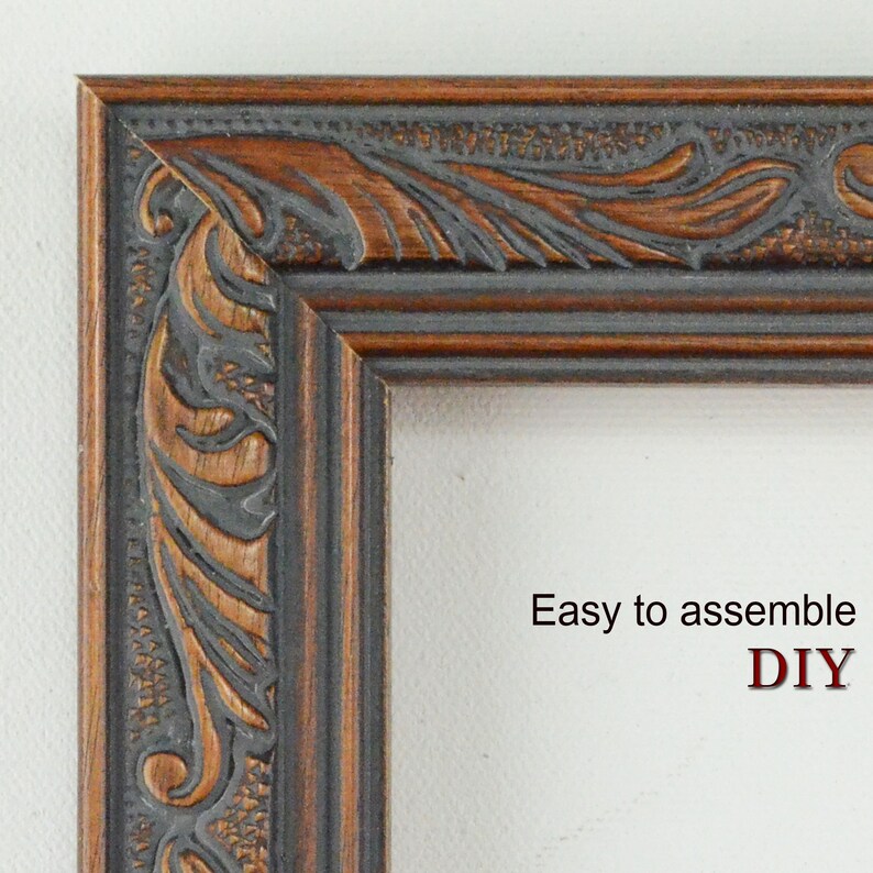 Classic Embossed Leaf Design Wooden Picture Frames in DIY PFC005 Etsy