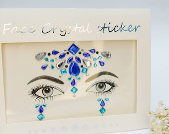 Luna Face Gem Stickers: Festival Rhinestone Makeup