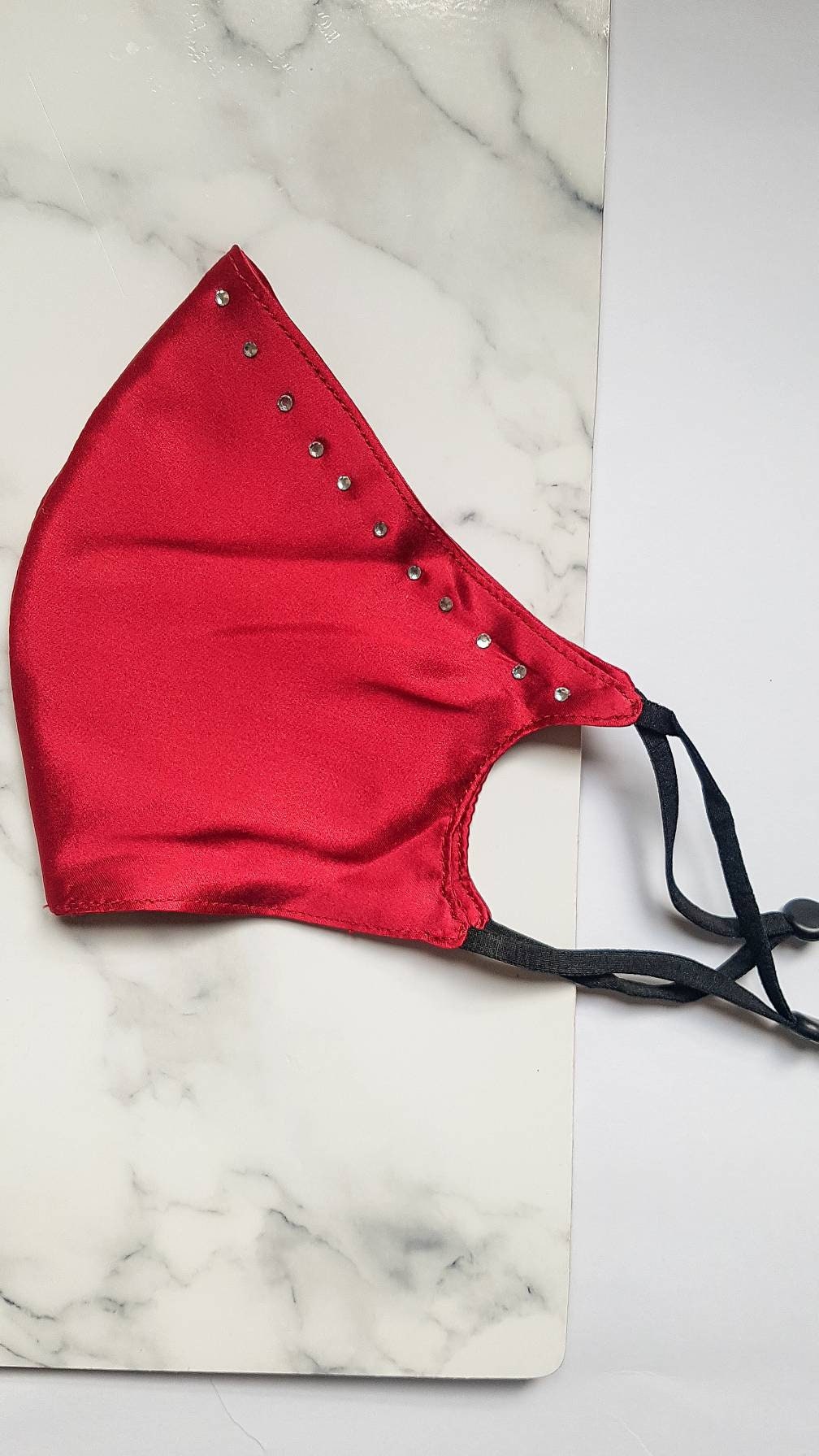 Embellished Luxury Silk Mask 100 Mulberry Silk Face Mask Etsy UK