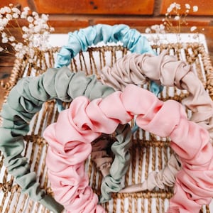 Ruched Scrunchie Headband: Bohemian Style Hair Accessory