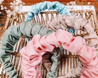 Ruched Scrunchie Headband: Bohemian Style Hair Accessory