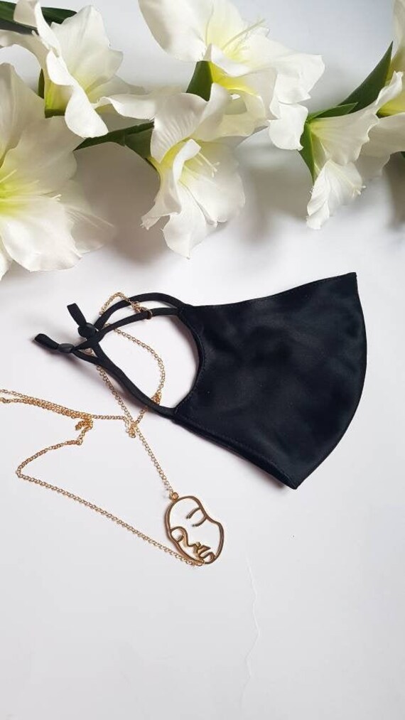 Luxury Silk Mask 100 Mulberry Silk Face Mask Wedding Masks Etsy UK