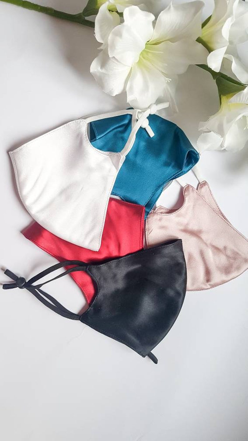 Luxury Silk Mask 100 Mulberry Silk Face Mask Wedding Masks Etsy UK