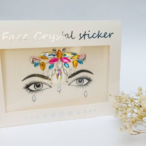 Stella Face Gem, Festival Face Gem, Face Gem Stickers,  Face Jewels, Glitter Makeup, Face Rhinestones, Festival Makeup, Celestial Crystal