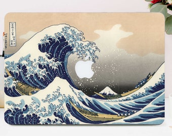 Great Wave Off Kanagawa Macbook Pro 15 2019 Decal Japanese Art Macbook Pro Retina 15 Skin Art Painting Macbook Air 13 2018 Sticker CGD2312