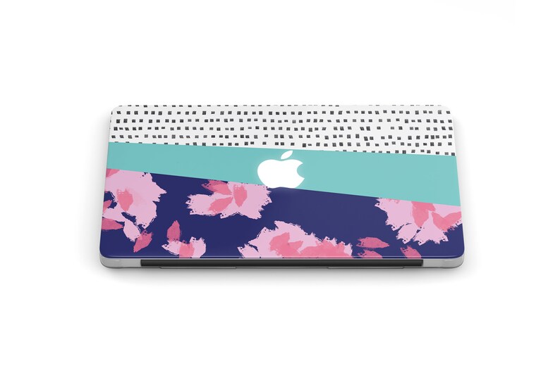 Turquoise MacBook Pro 15 2019 Case Geometry Mac Case MacBook Pro 15 Inch MacBook Air 13 2018Case MacBook Hard Cover MacBook Air 11 CGD2012 image 3