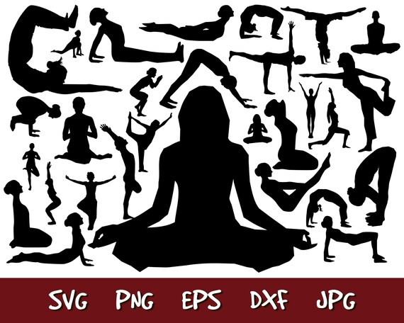 Download Yoga Svg Yoga Eps Yoga Vector Yoga Png Yoga Silhouette Yoga Etsy