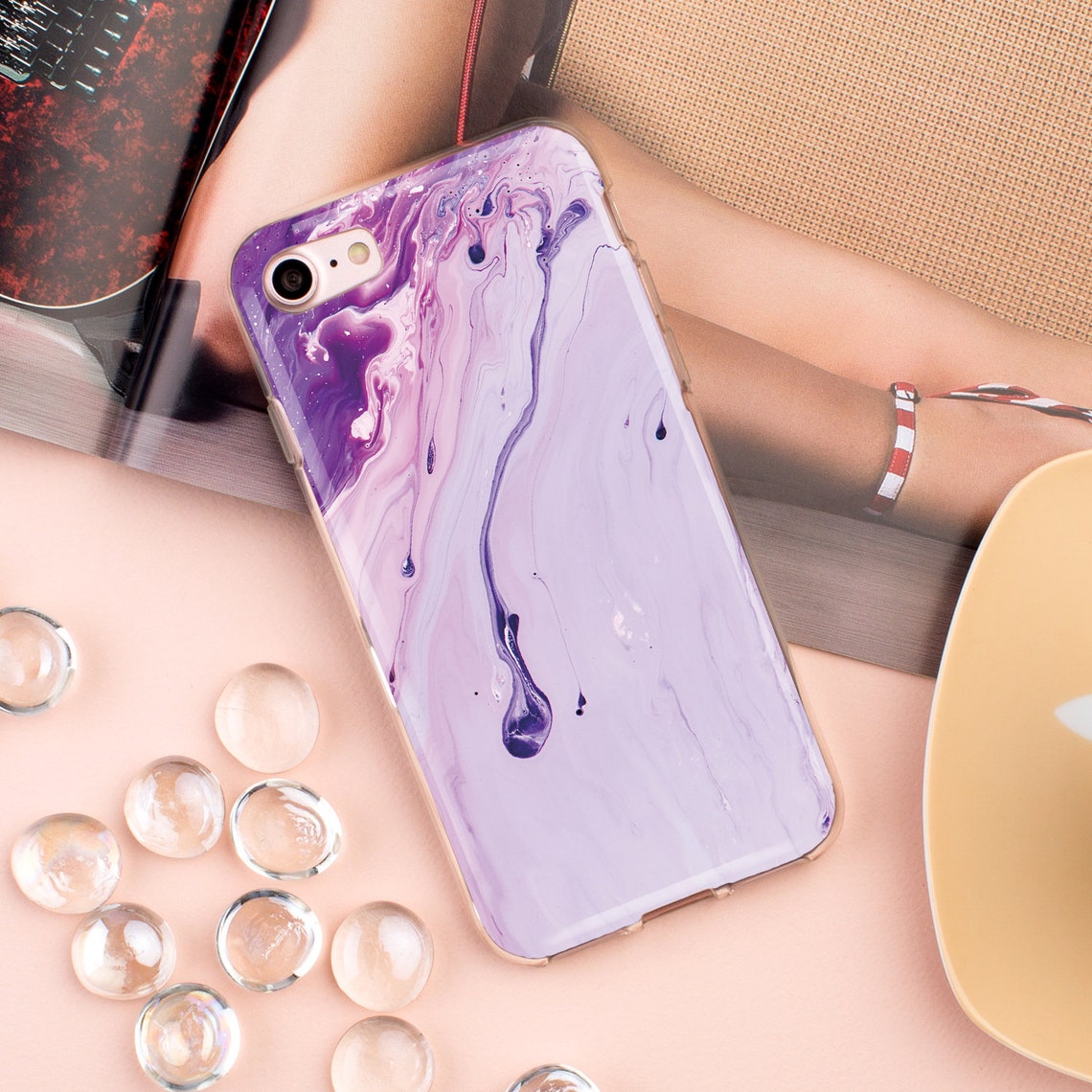 Marble Case IPhone X Case Pink Marble IPhone Xr IPhone XS Max Etsy