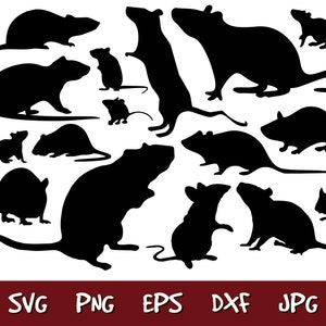 Symbol des Jahres 2020 Maus oder Ratte chinesischen Neujahrsstil Ratte Laser geschnitten Vorlage Ratte Neujahr Cricut SVG Weihnachten Tier Ratte ANM1421