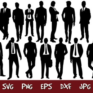 Suit SVG Bundle, Suit SVG, Suit Clipart, Suit Cut Files For Silhouette, Suit Files for Cricut, Suit Vector, Suit Tie Svg, Dxf, Png ANM1428