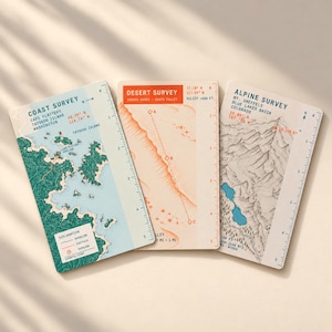 Pocket Notebook Ruler Cards for Field Notes – 3 Pack