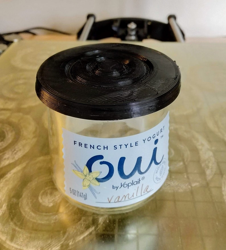 Oui Lid for Glass Yogurt Jar Container 3D Printed 1 Lid Etsy