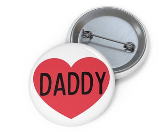 Heart Daddy Button