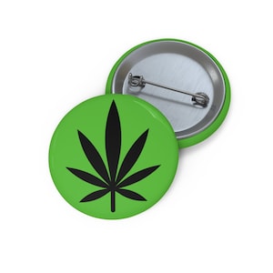 Cannabis Leaf Button, 420 Button
