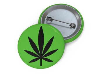 Cannabis Leaf Button, 420 Button