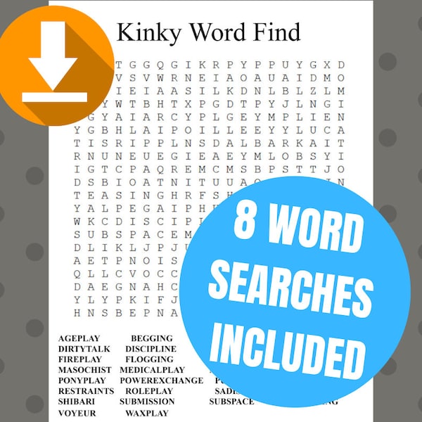 Naughty Word Games Etsy