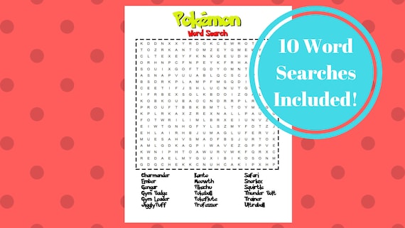 10 Pokemon Term Queries, Pokemon Term Video games, Pokemon Sport Reserve, Printable Phrase Video games graphic regarding Pokemon Word Search Printable named 10 Pokemon Phrase Lookups, Pokemon Term Online games, Pokemon Game Ebook, Printable Phrase Game titles