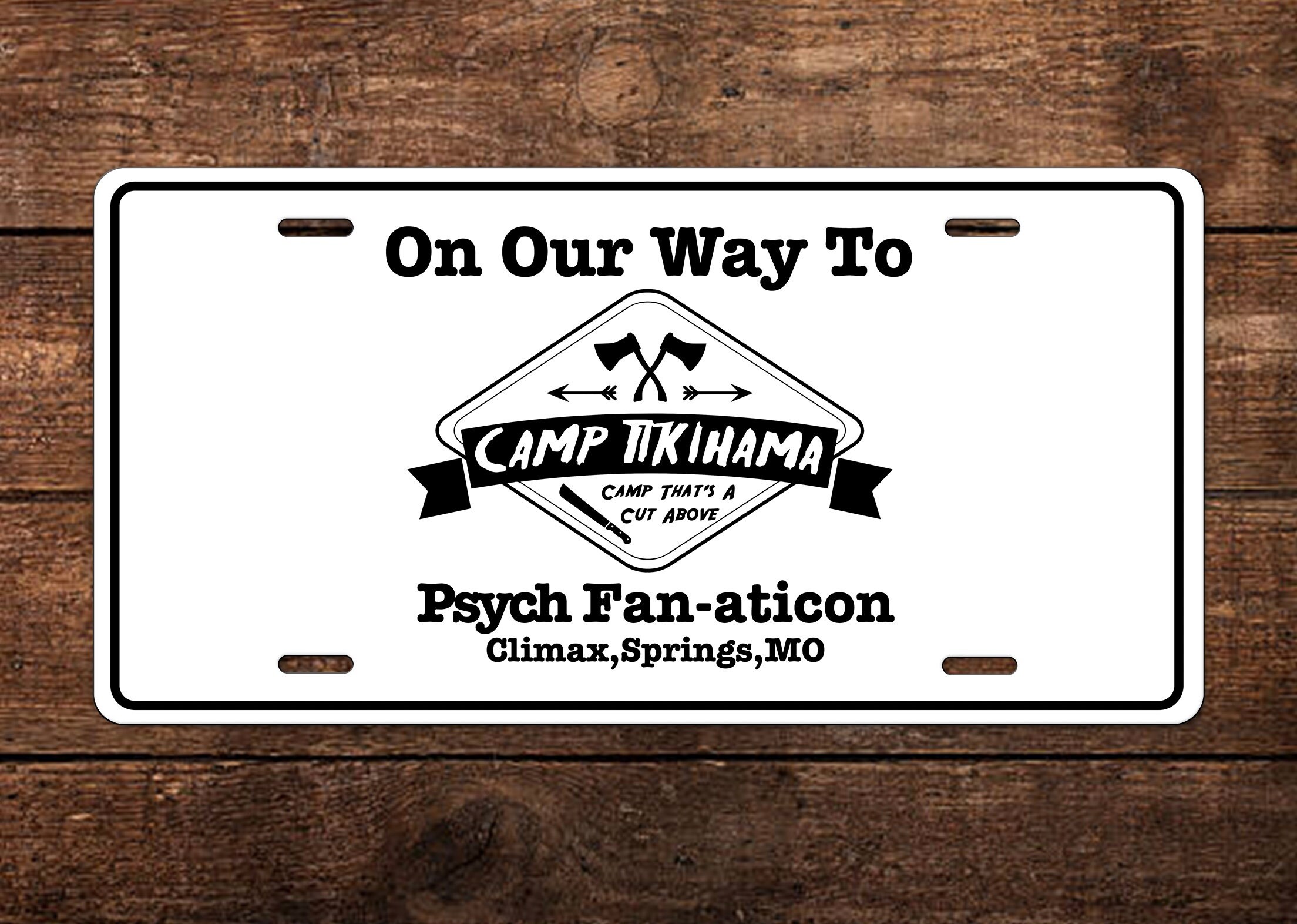 On Our Way to Camp Tikihama Psych Fan 