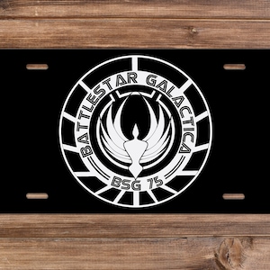 Battlestar Galactica - License Plate - (Battlestar Galactica-themed)