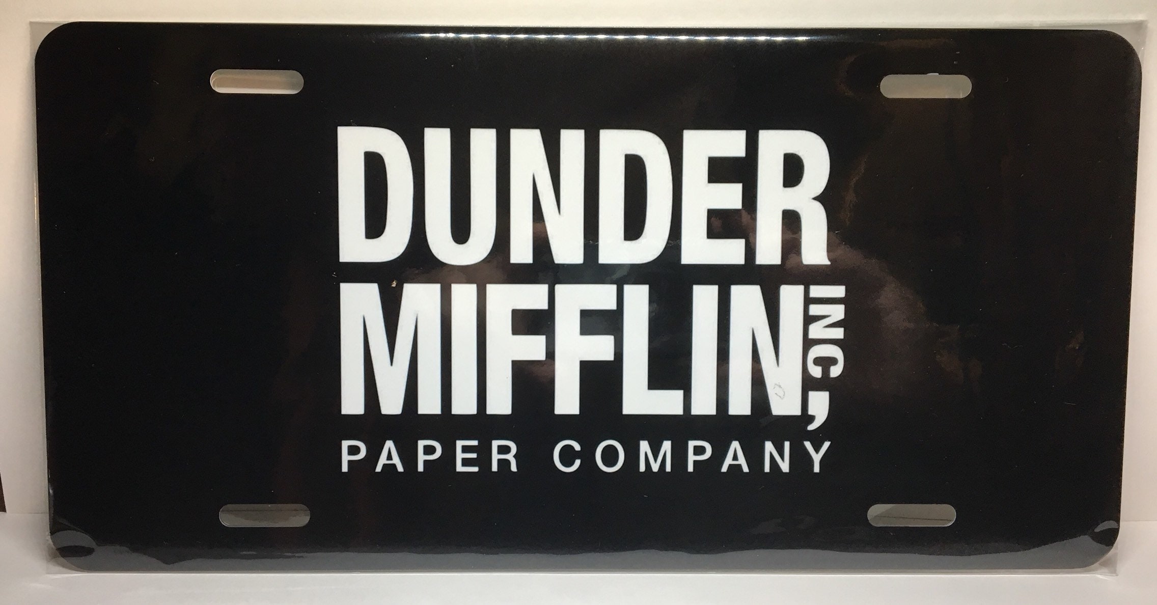 Dunder Mifflin Inc. License Plate The Office Etsy