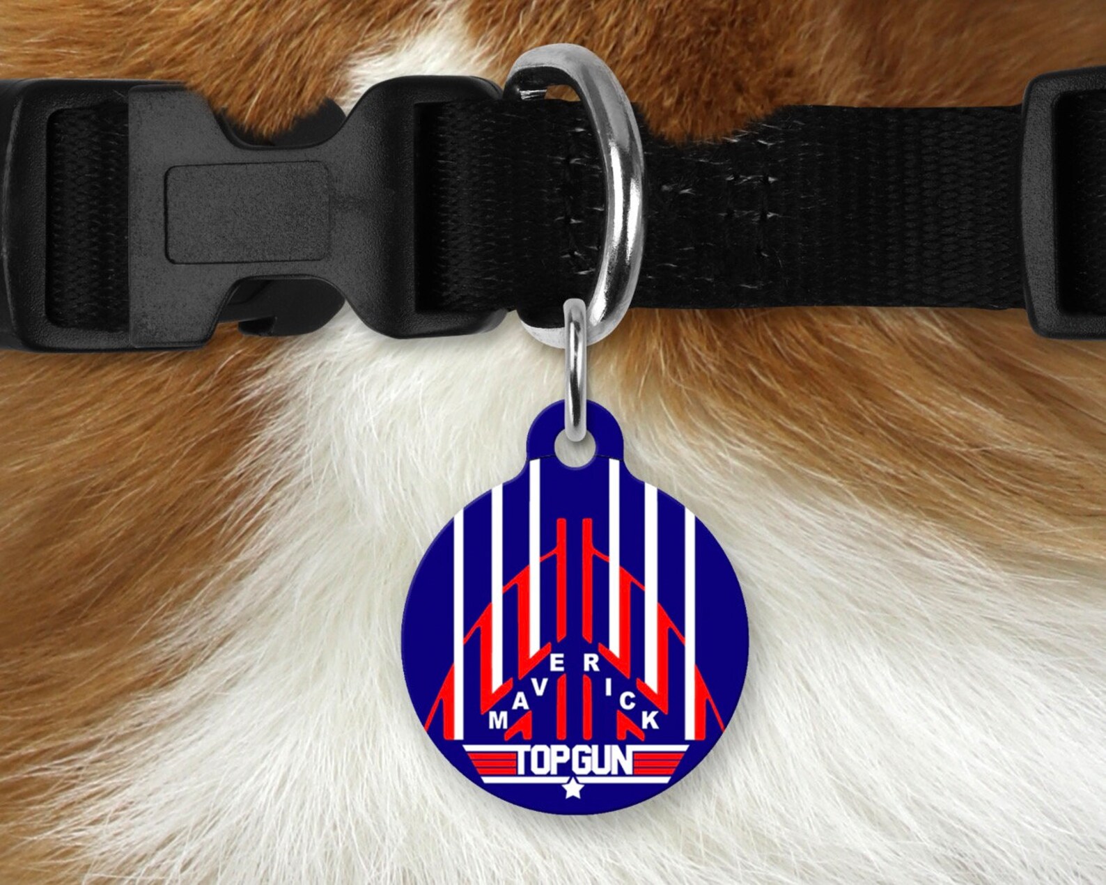 Top Gun Maverick themed Pet Tag Top Gun Movie Etsy