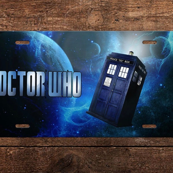 Doctor Who License Plate - (Dr. Who TV Show)