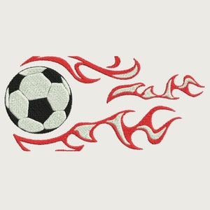Soccer Ball Embroidery Design, Soccer Ball Wings, Sport Embroidery, Soccer Embroidery Art, Soccer Design, Soccer Ball Embroidery Pattern