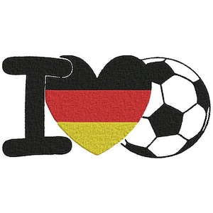 Soccer Ball Embroidery Design, Heart Embroidery Art, Sport Embroidery, Soccer Embroidery Art, Soccer Design, Soccer Ball Embroidery Pattern