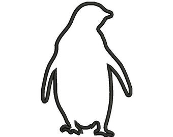 Pinguin Applikation Design, Pinguin Stickerei, Pinguin Applikation, Pinguin Geschenk, Tiere Applikation, Pinguine Ornament, digitaler Download