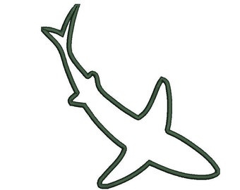 Shark Applique, Sea Applique Design, Shark Embroidery, Shark Embroidery Pattern, Sea Applique Design, Summer Embroidery