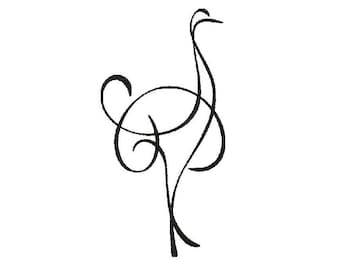 Line Art Embroidery, Bird Embroidery Design, Wall Art Embroidery, One Line Drawing, Minimalist Embroidery, Bird Embroidery Art
