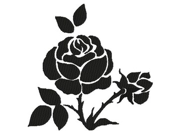 Roses Embroidery Design, Rose Embroidery Pattern, Flower Embroidery Design, Embroidered, Roses Embroidery, Boho, Flowers, Digital Download