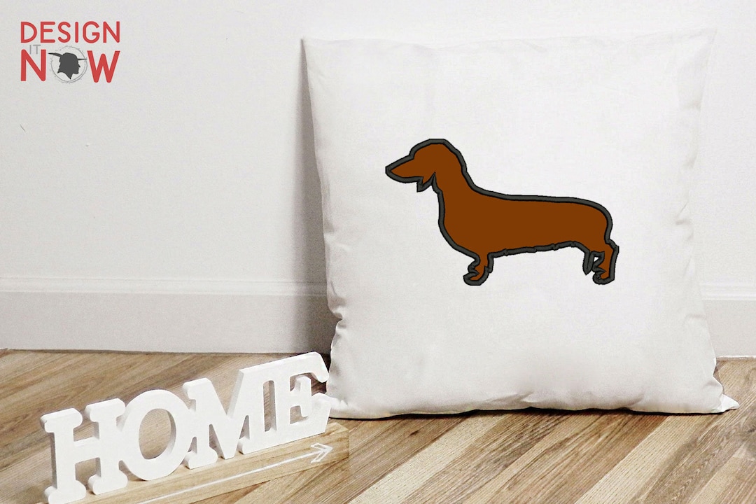 Dachshund Applique Design, Wiener Dog, Dog Applique, Sausage Dog