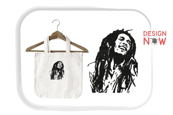 Bob Marley Embroidery Embroidery Art Bob Marley Embroidery Etsy