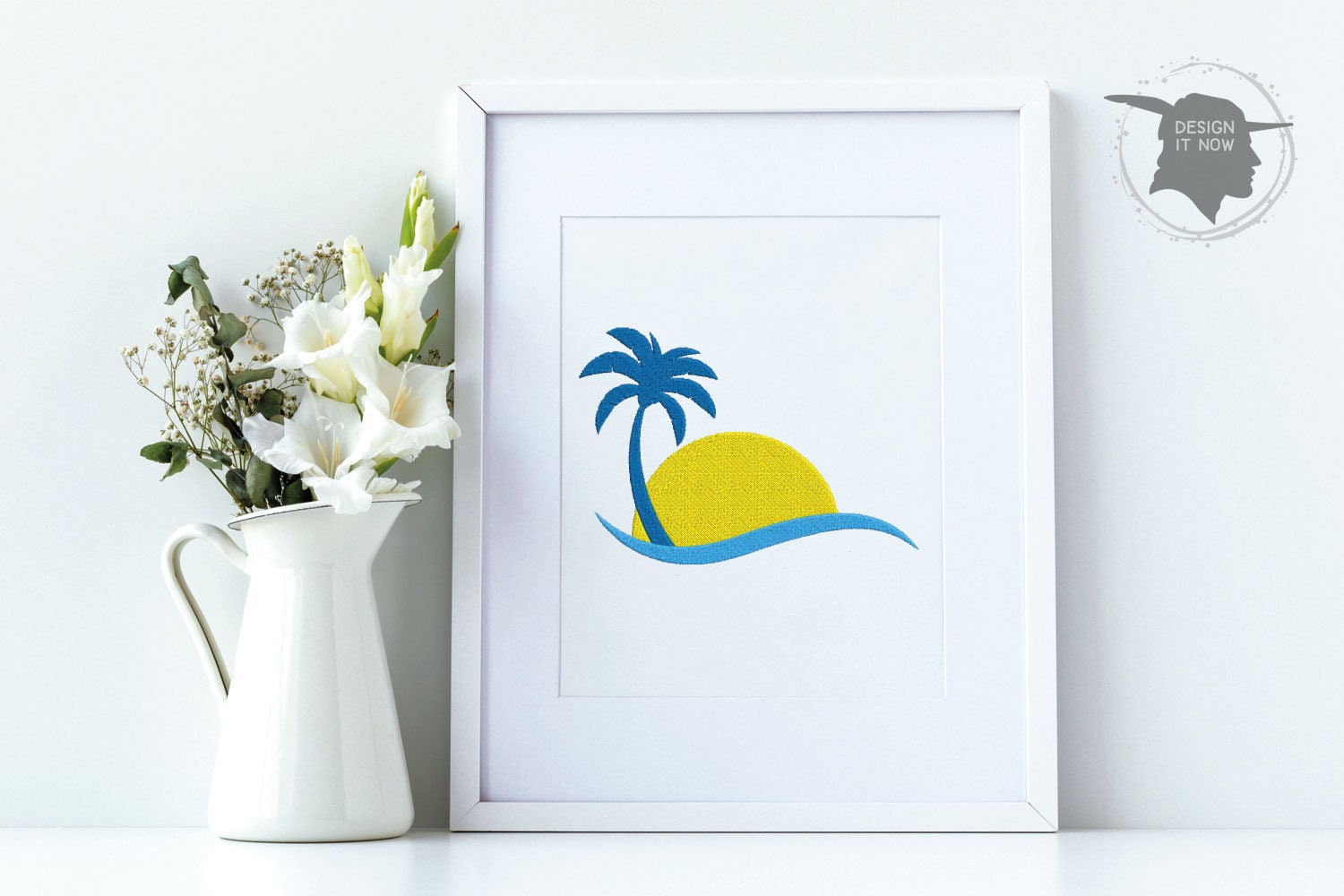 Island embroidery beach embroidery design sea embroidery  etsy Island embroidery beach embroidery design sea embroidery  etsy