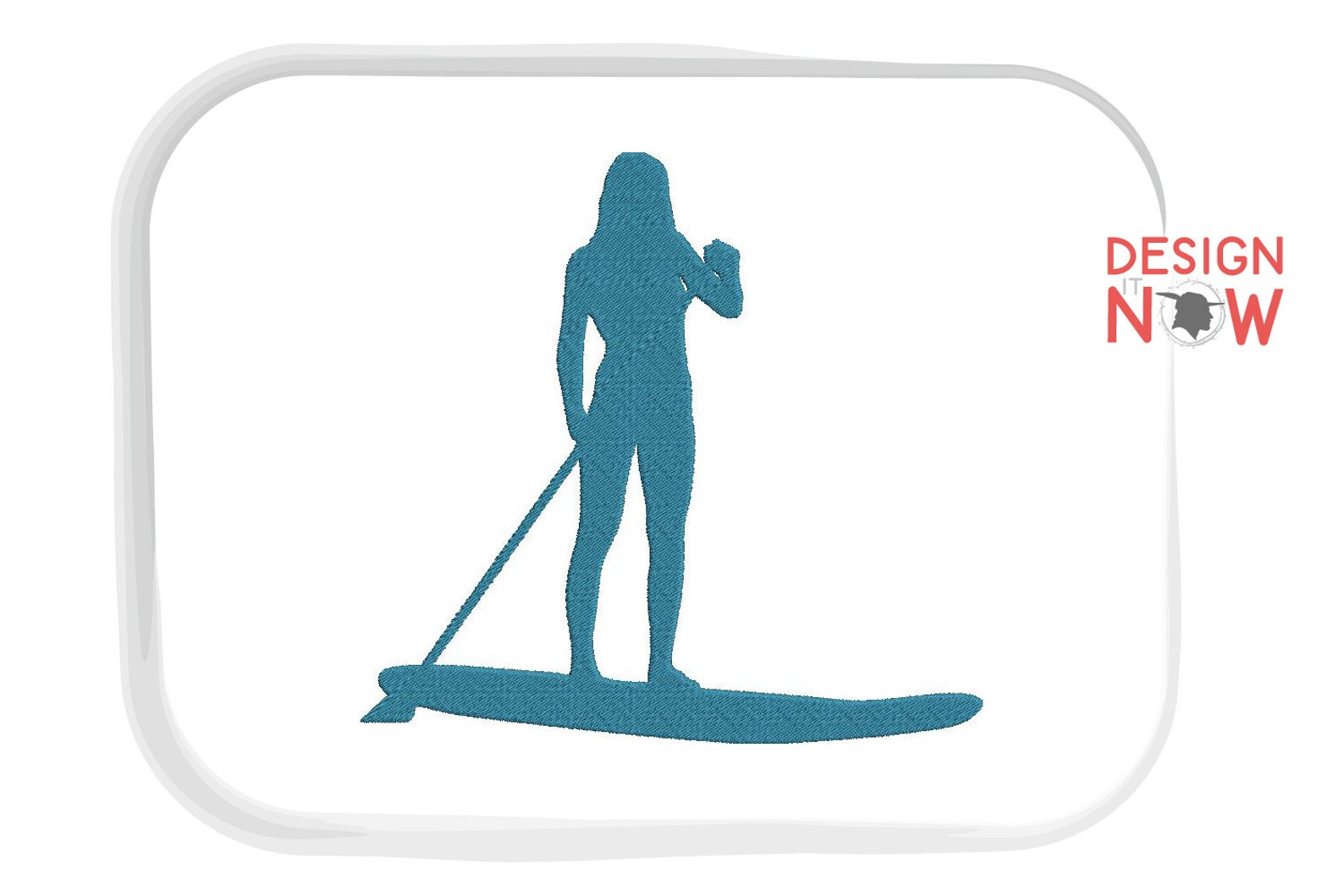 Stand Up Paddling Stickdatei Stickdatei Board Wassersportart Etsy