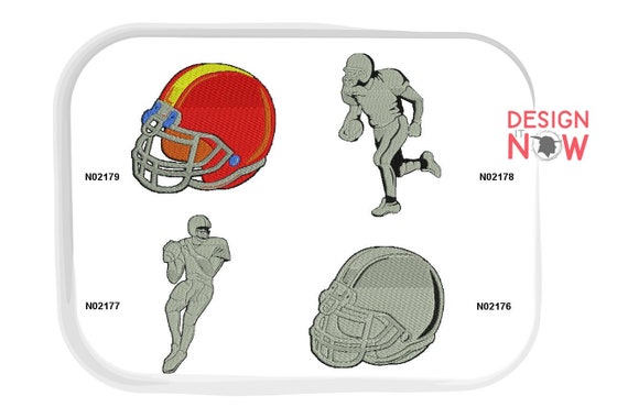 Quaterback Football QB Machine Embroidery Design Receiver Sport