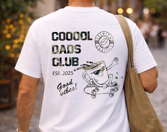 Cool Dads Club shirt with date, Father's Day gift idea, birthday gift for dad, customizable dad shirt