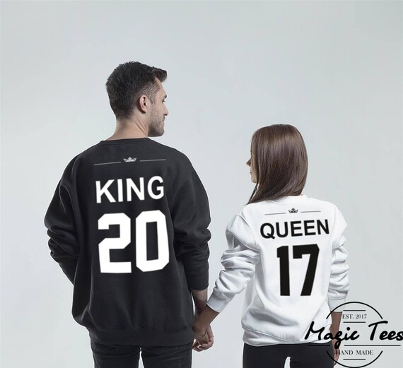 Couple sweaters hotsell king and queen