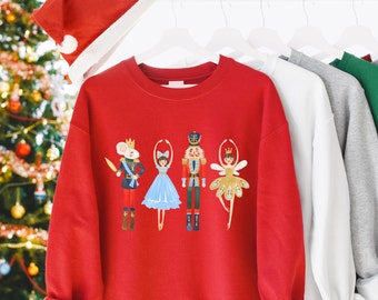 Nutcracker Sweatshirt, Christmas Sweatshirt, Sugar Plum Fairy Shirt, Christmas Sweater, Christmas Shirt, Xmas Shirt, Christmas Gift