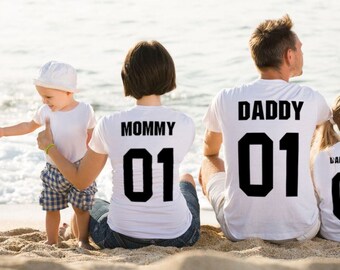 Family Shirts, Family T-Shirts, Mommy Daddy Baby Kid family shirts, Matching Family Shirts, Family tshirts, Family Outfit, UNISEX
