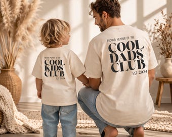 Father son matching shirts Cool Dads Club matching shirts daddy daughter shirts New dad shirt father baby shirts Gift for Dad