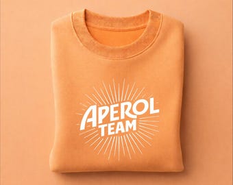 Orange Sweatshirt Damen, Geschenk für Mama, Geschenk Freundin, Junggesellinnenabschied shirt, Yoga Geschenk, Geschenk Kollegin