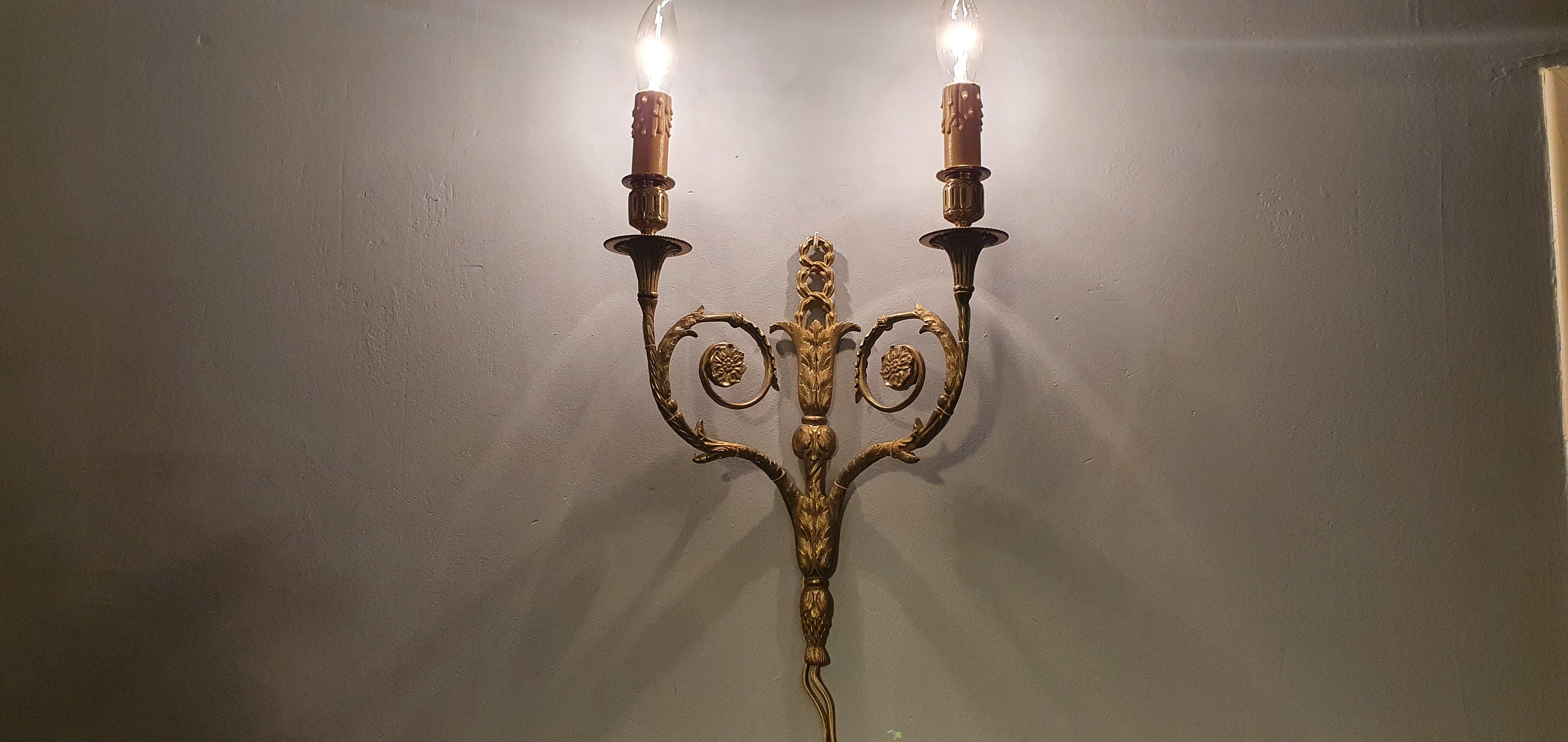 Applique Double En Bronze